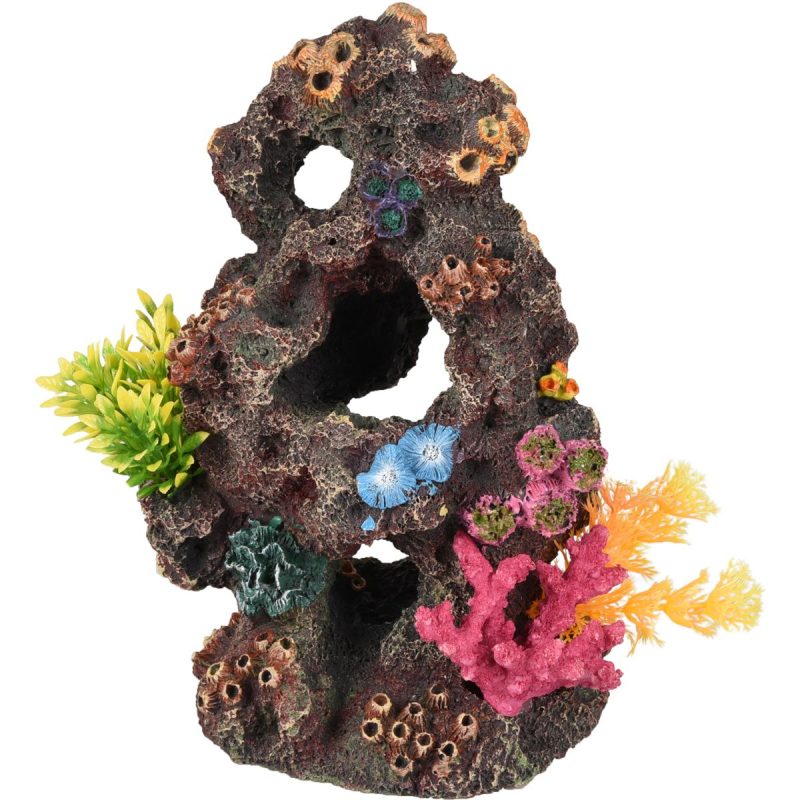 Aquarium decoratie Floralia koraalrots - 18 x 12 x 24 cm