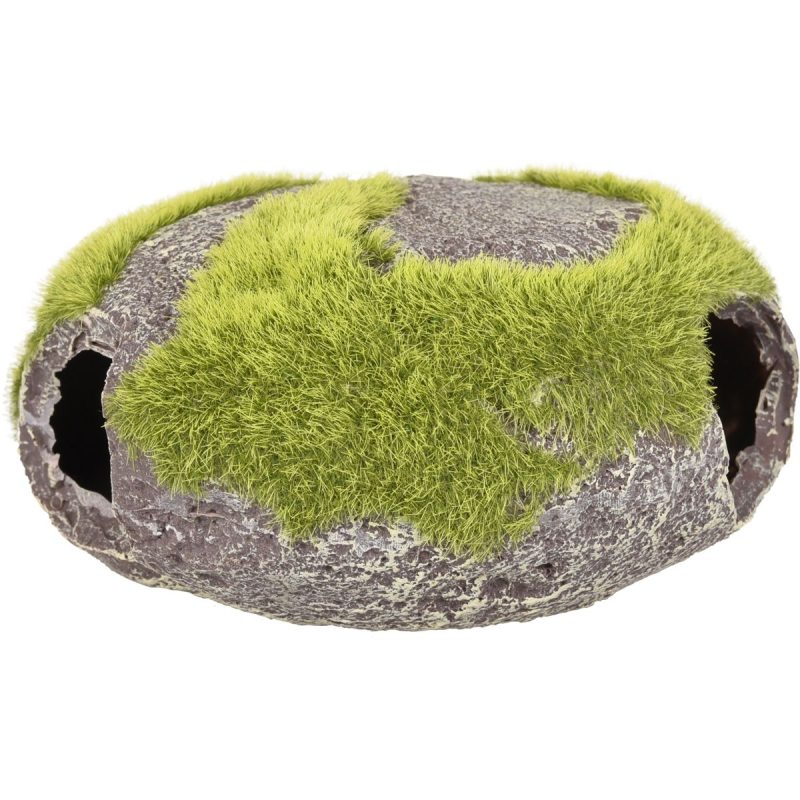 Aquarium decoratie Kozma steen + mos - 15 x 12 x 7 cm