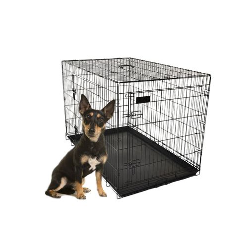 Hondenbench Basic Zwart M - 77 x 47 x 55 cm