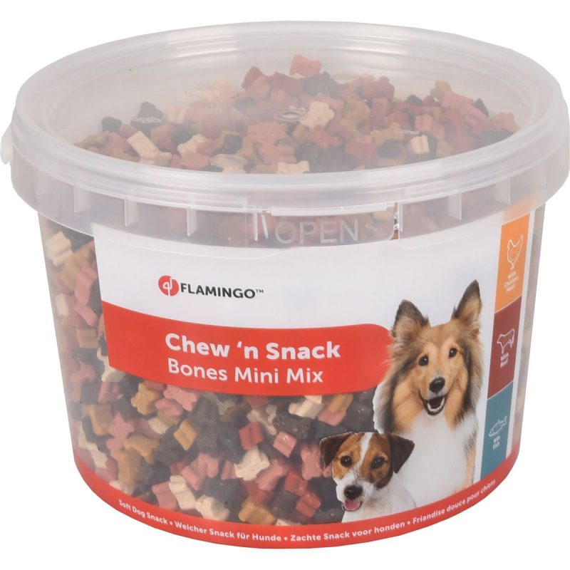 Hondensnack Chew'n Mini Bones Mix 1800 gr