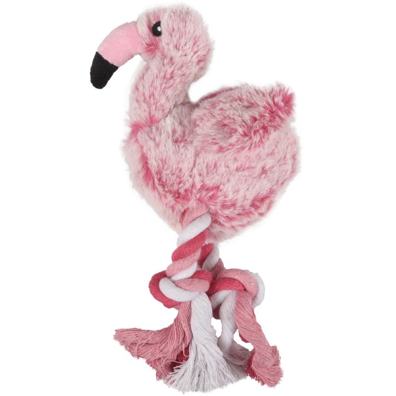 Hondenspeelgoed knuffel Flamingo