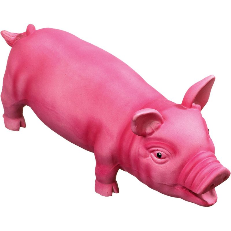 Hondenspeelgoed Latex Varken Roze - 33 cm