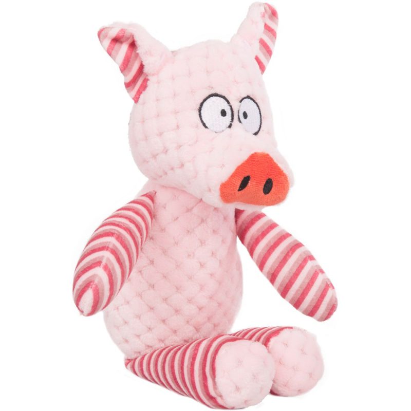 Hondenspeelgoed Pluche Varken Happy - 34 cm