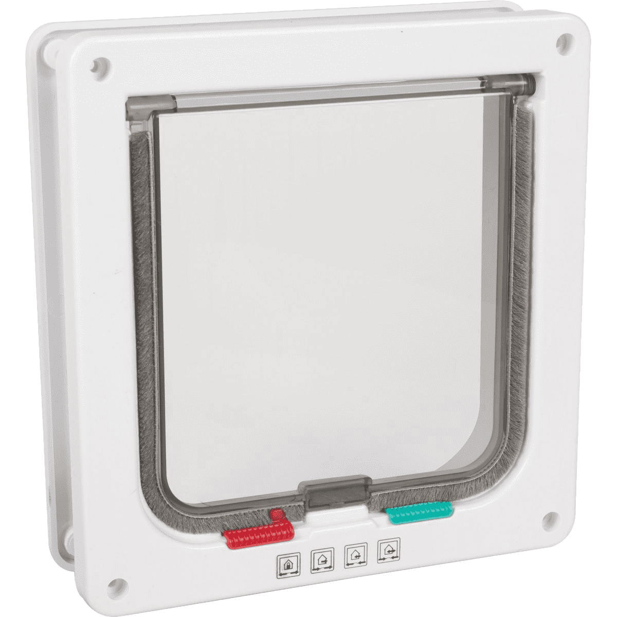 Kattenluik 4-way met Tunnel Wit